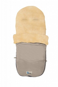 Зимний конверт Lambskin-Bugaboo Footmuff Beige 61 (Altabebe, MT22080-LP_Beige 61)